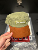 Boné Supreme ‘Washed Chino Twill Camp Military’ - Pronta Entrega