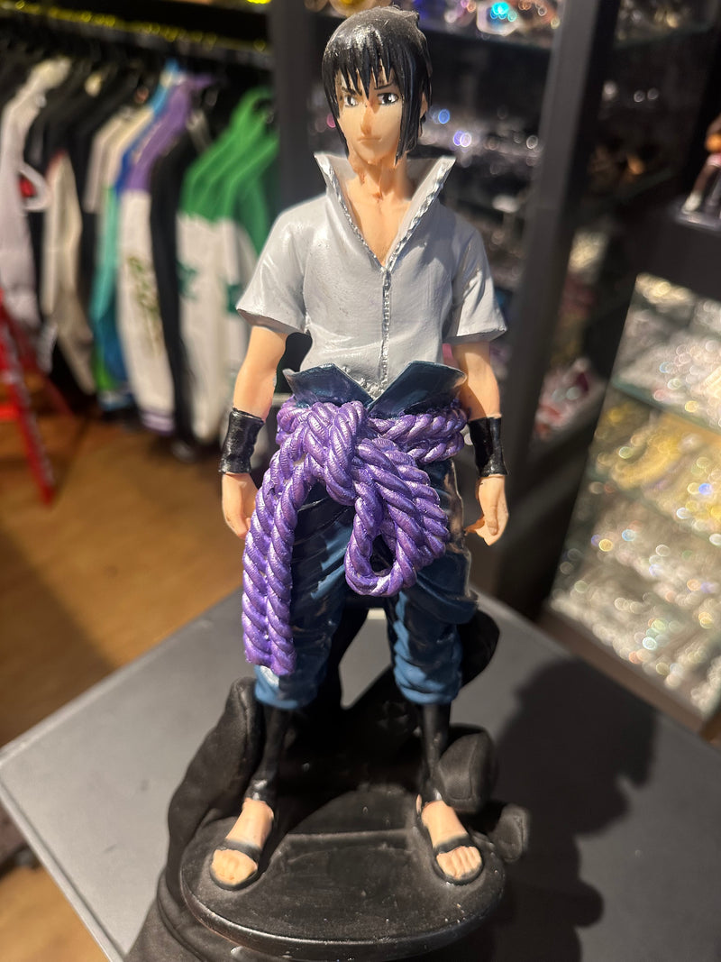Boneco de Resina  Naruto Shippuden Sasuke Uchiha 29cm Resina - Pronta Entrega
