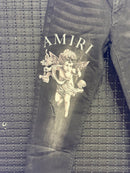 Calça Jeans Amiri Angel Preta - Pronta Entrega