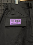 Calça Corteiz Guerillaz Cargo Black/Purple - Pronta Entrega