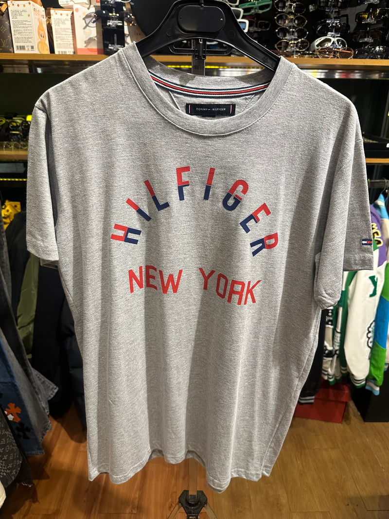 Camisa Tommy Hilfiger New York Gray/Red/Blue - Pronta Entrega