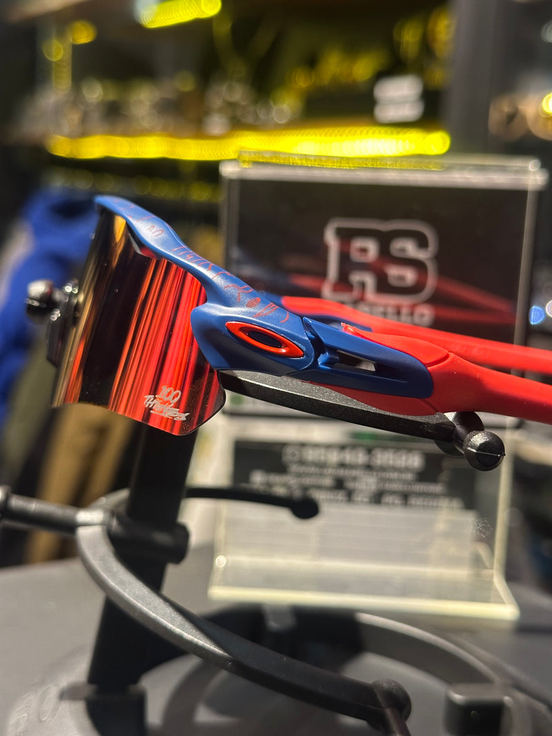 Óculos Oakley Radar Ev Blue/Orange Lente Prizm - Pronta Entrega