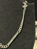 Corrente Colar 1017 ALYX 9SM  Lightning/Smile Fecho Silver 50 CM - Pronta Entrega