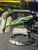 Óculos Louis Vuitton Retangular Armação Verde Lente Preta - Pronta Entrega