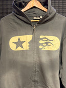 Jaqueta Moletom Hellstar Grey - Pronta Entrega