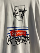 Camiseta SUPREME x JEAN PAUL GAULTIER  Branca - Pronta Entrega