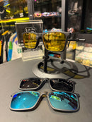 Óculos Rayban Armação Preto Clip-On 3 em 1 Multi Cores - Pronta Entrega