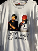 Camiseta Supreme Three Six Mafia Tee Branca - Pronta Entrega