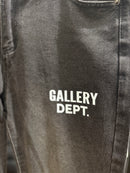 Calça Gallery Dept. Jeans Preto Lavado Logo Costas - Pronta Entrega