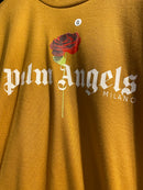 Camiseta PALM ANGELS MILANO Mostarda - Pronta Entrega