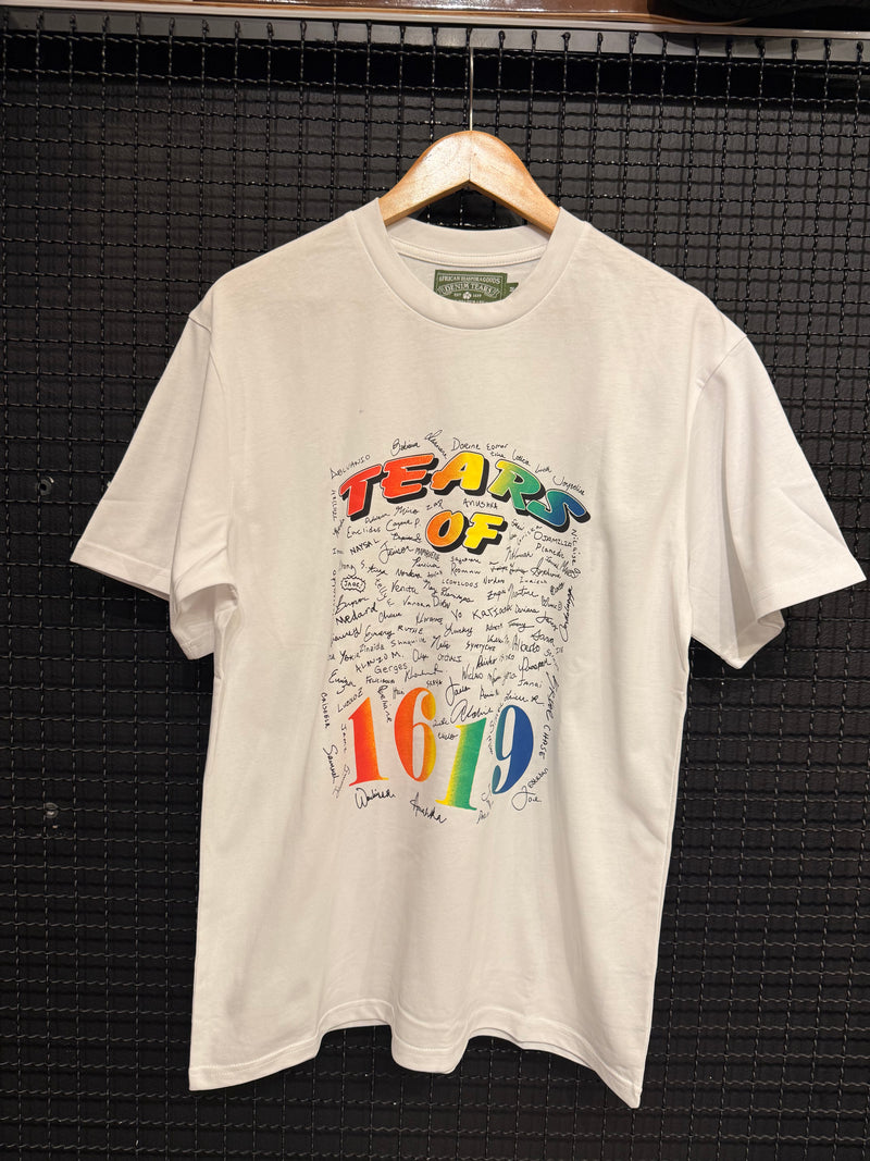 Camiseta Denim Tears Tears of 1619 White - Pronta Entrega