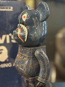 Bearbrick BE@RBRICK BAPE® × Levi's® 400% Colecionável 28cm - Pronta Entrega
