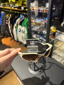 Óculos Oakley PLANTARIS Bege Lente Marrom - Pronta Entrega