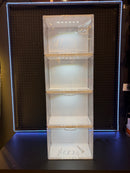 Sneaker Box LED Vitrine para Tenis com Luzes por Voz e Porta Magnética - Pronta Entrega
