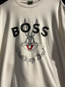Camiseta BOSS x LOONEY TUNES Branca - Pronta Entrega