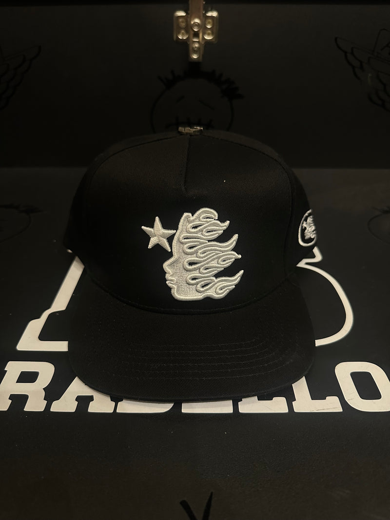 Boné Hellstar Aba Reta Black - Pronta Entrega