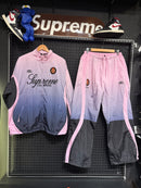 Conjunto Jaqueta Supreme x Umbro Gradient Track Pink - Pronta Entrega
