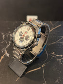 Relógio TAG Heuer Formula 1 x Indy 500 Silver/Black Fundo Branco - Pronta Entrega