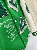 Jaqueta Varsity Louis Vuitton Green - Encomenda