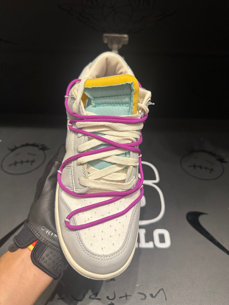Tênis Nike Dunk Low Off-White 21:50 - Pronta Entrega