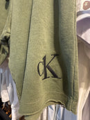 Short Calvin Klein Moletinho Verde - Pronta Entrega