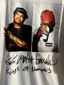 Camiseta Supreme Three Six Mafia Tee Branca - Pronta Entrega