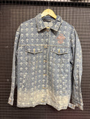 Jaqueta Jeans Chrome Hearts Denim Washed - Pronta Entrega