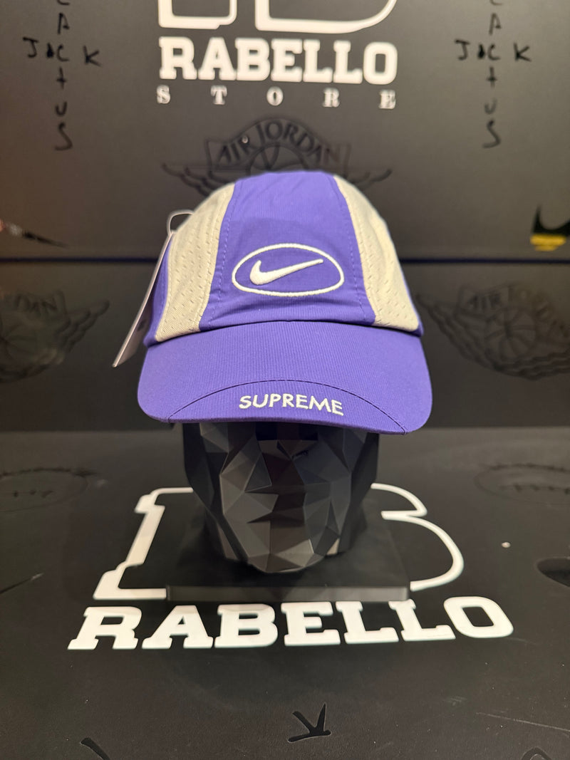 Boné Supreme x Nike Running Hat Purple - Pronta Entrega