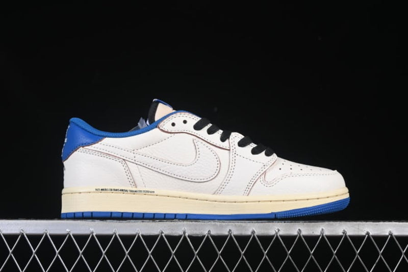 Air Jordan 1 Low Travis Scott x Fragment OG SP Sail Military Blue - ENCOMENDA