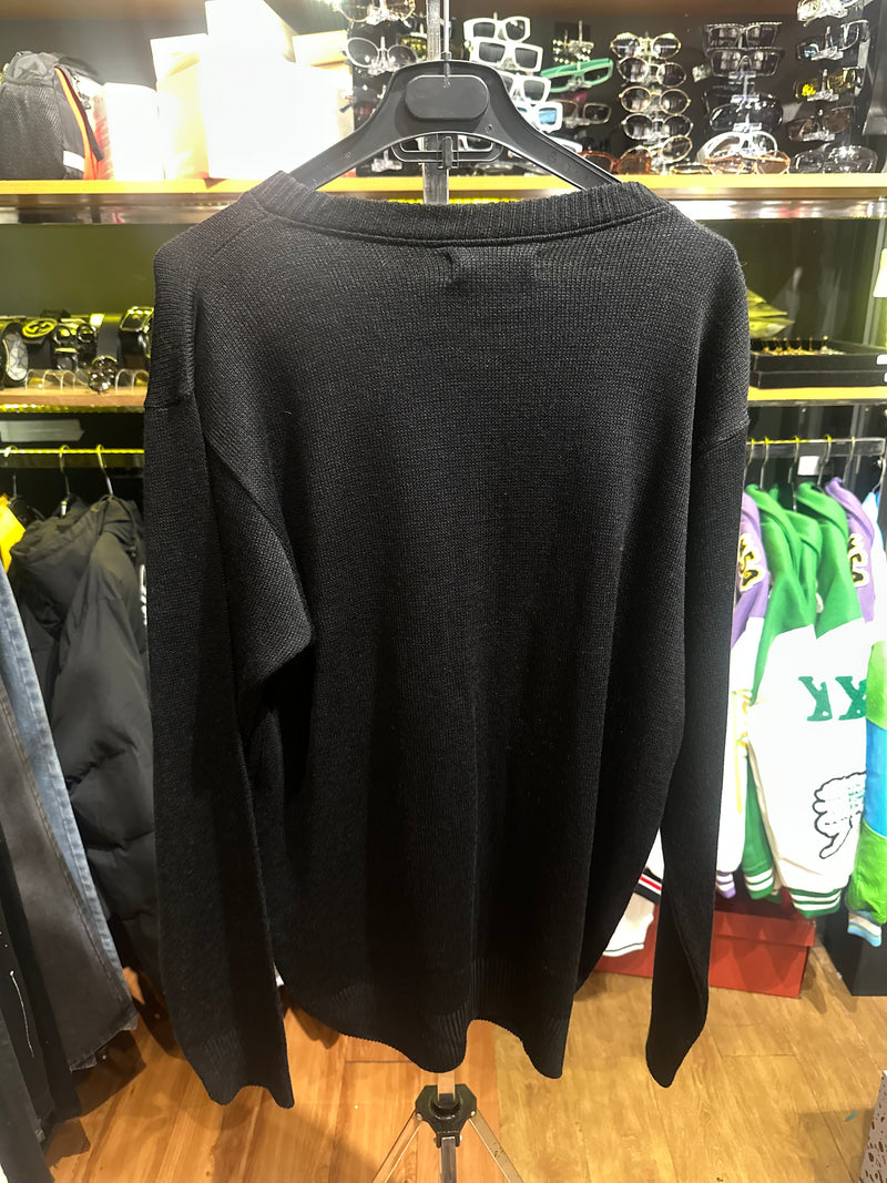 Suéter Tommy Hilfiger Preto/Branco/Vermelho - Pronta Entrega