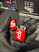 Supreme Isqueiro Zippo Logo Red Vermelho - Pronta Entrega