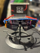 Óculos Oakley Radar Ev Blue/Orange Lente Prizm - Pronta Entrega