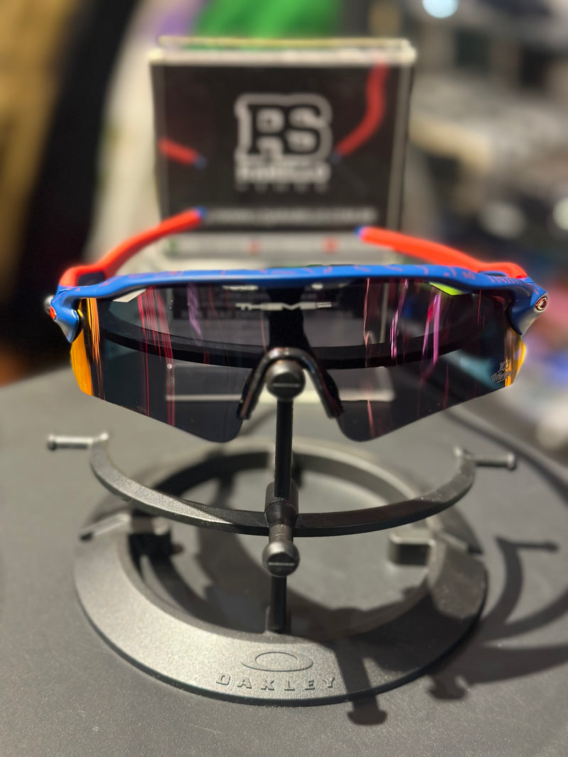 Óculos Oakley Radar Ev Blue/Orange Lente Prizm - Pronta Entrega