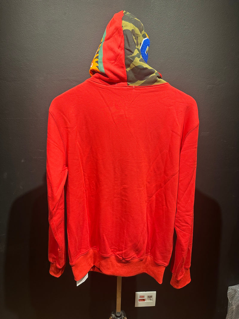 Jaqueta Bape Shark Camo Red Full Zip - Pronta Entrega