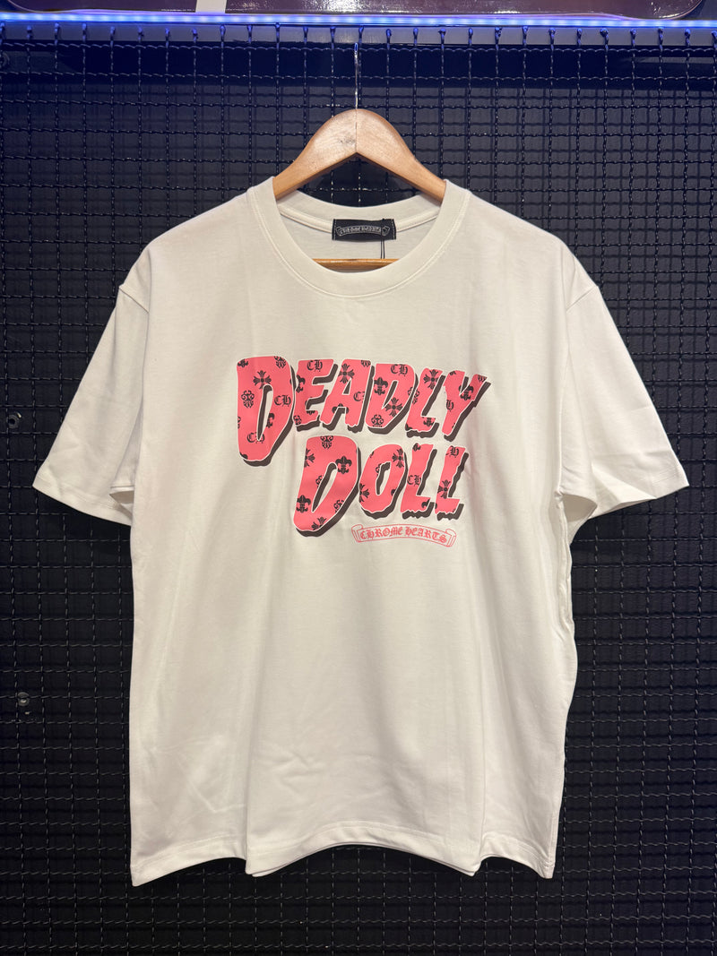 Camiseta Chrome Hearts Deadly Doll White - Pronta Entrega