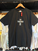 Camiseta Supreme Cross Box Logo Preto - Pronta Entrega