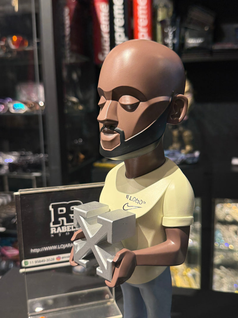 Boneco Colecionável Danil Yad Mighty Virgil Abloh Off-White Logo - Pronta Entrega