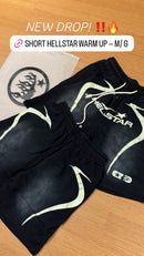 Short Hellstar Warm Up Black - Pronta Entrega