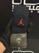 Meia Nike Air Jordan Cano Alto Black/Red - Pronta Entrega