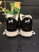 Tênis BAPE STA Low White/Black - Pronta Entrega