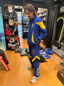 Conjunto Tracksuit Jordan Brasil Azul Amarelo 2026/27 - Pronta Entrega