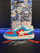 Tênis A Bathing Ape x Marvel Bapesta 'Captain America' - Pronta Entrega