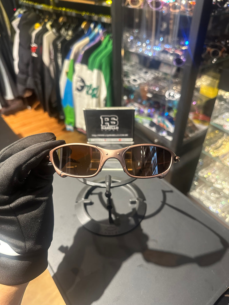 Óculos Oakley Juliete X-Metal Marrom Lente Brown - Pronta Entrega