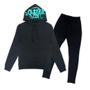 Conjunto Synaworld Logo Preto/Azul - Encomenda
