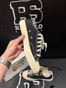 Tênis Converse Chuck 70 X Comme des Garçons Low Preto - Pronta Entrega