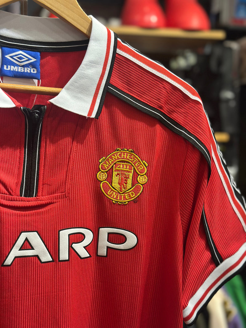 Camisa Vintage Umbro Manchester United Vermelha 98/99 - Pronta Entrega