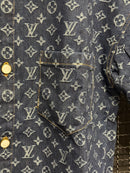 Camiseta Louis Vuitton Monogram Blue - Pronta Entrega