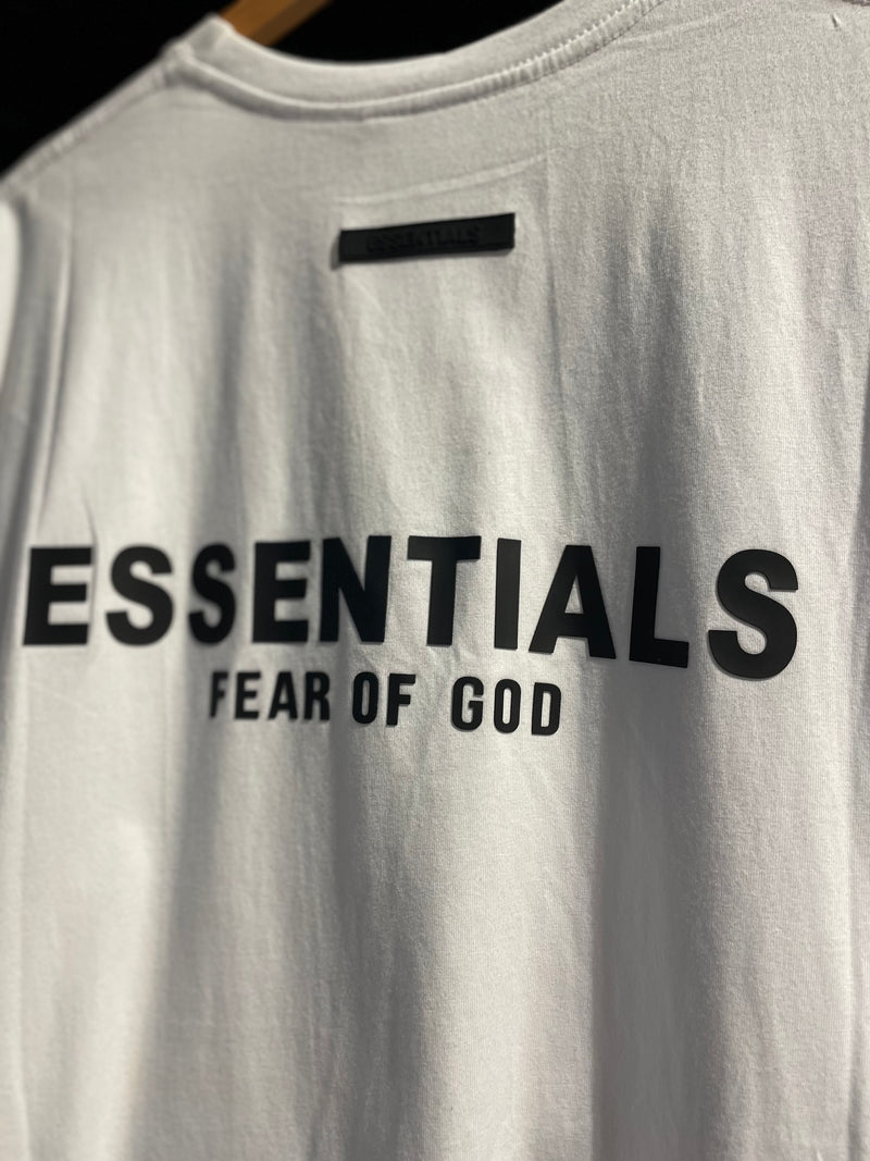 Camiseta ESSENTIALS FEAR OF GOD Branca - Pronta Entrega