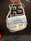 Bolsa Diesel Feminina 1DR Crossbody Jeans Marinho - Pronta Entrega
