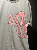 Conjunto Syna Camiseta + Short Gray/Pink - Pronta Entrega
